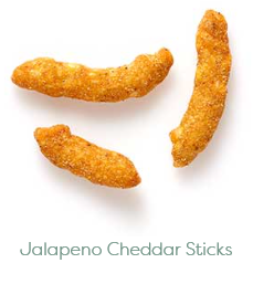 1/40 LB Narrow Jalapeno Cheddar Sesame Sticks product image